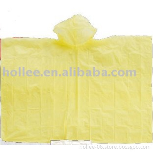 pe disposable one-time raincoat